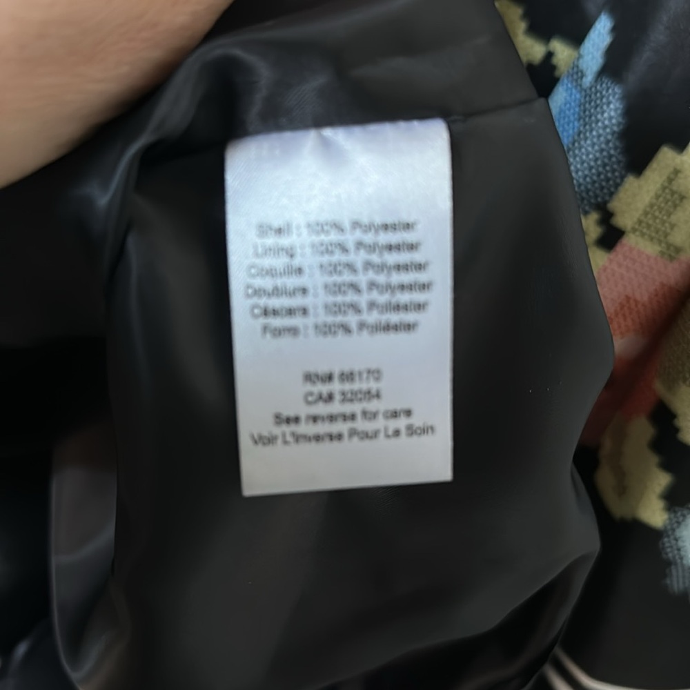 ANTHROPOLOGIE Primula Dress Colorful Pixelated Floral Print Fit & Flare Black - Picture 8 of 8